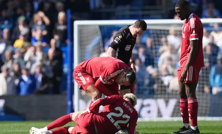 Hugo Ekitike injury news: Latest update as Liverpool star forced off vs Brighton