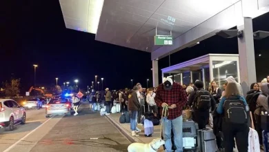 Hundreds gather outside RDU's Terminal 1, evacuated after threat