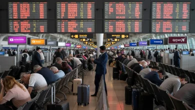 Hundreds of Passengers Stranded in New York, USA as LaGuardia Airport Delays 212 and Cancels 8 Flights, Disrupting Airlines like American Airlines, Delta, JetBlue, and More, Affecting Routes to Chicago, Miami, Boston, and Other Major Cities