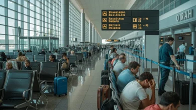 Hundreds of Travellers Stranded Across Boston, USA Today as Logan Airport Delays 202 and Cancels 16 Flights, Disrupting Delta, American Airlines, JetBlue, United, and Other Major Carriers at BOS, Affecting New York, Chicago, Atlanta, Los Angeles, and M