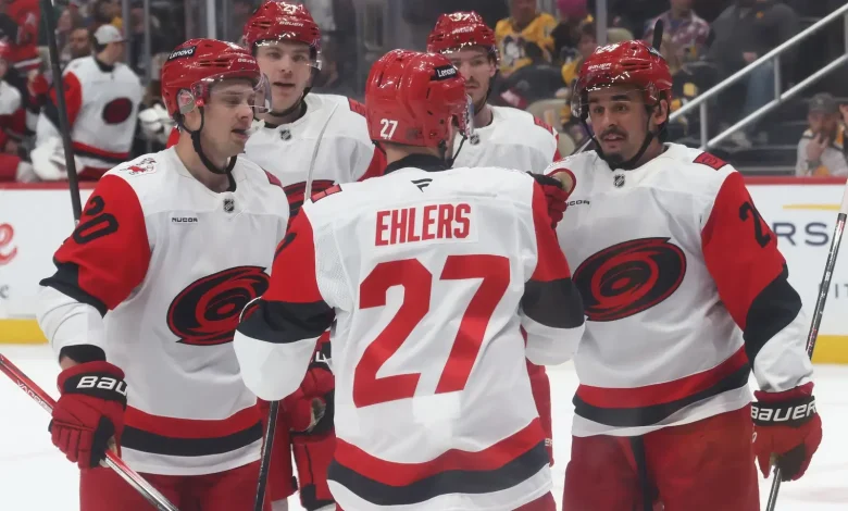 Hurricanes Finish Season Series With Big Win Over Penguins