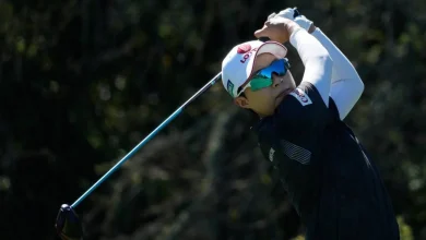 Hyo Joo Kim holes out for eagle, 63 to lead Founders Cup