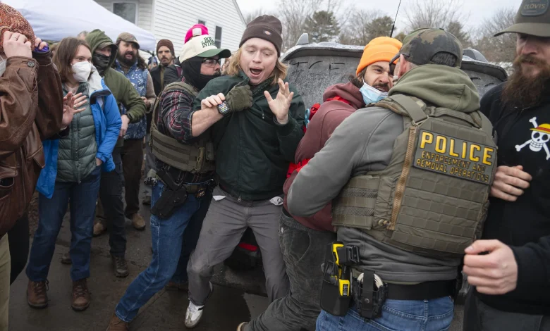 ICE agents take man in custody in Vermont after hourslong standoff as protesters gathered