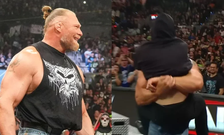Identity Of Masked Man Who WWE's Brock Lesnar Slammed Onto Steel Steps Revealed