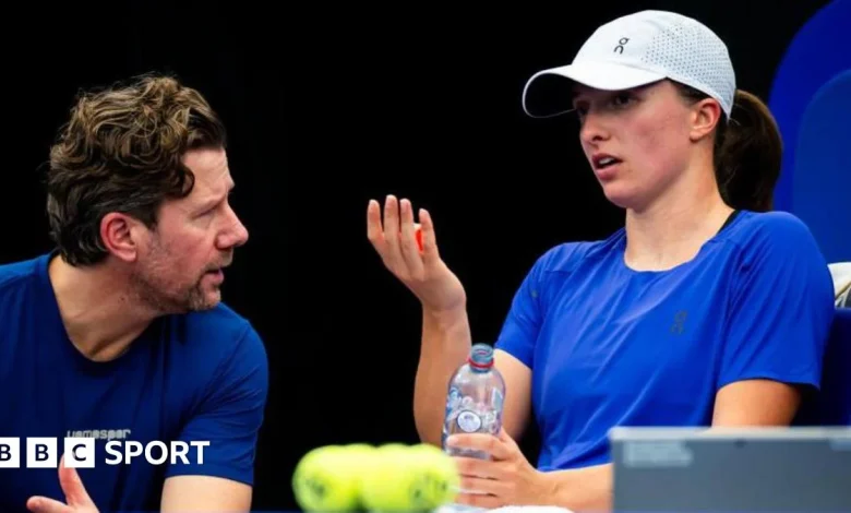 Iga Swiatek: Six-time major winner parts with coach Wim Fissette after early Miami Open exit