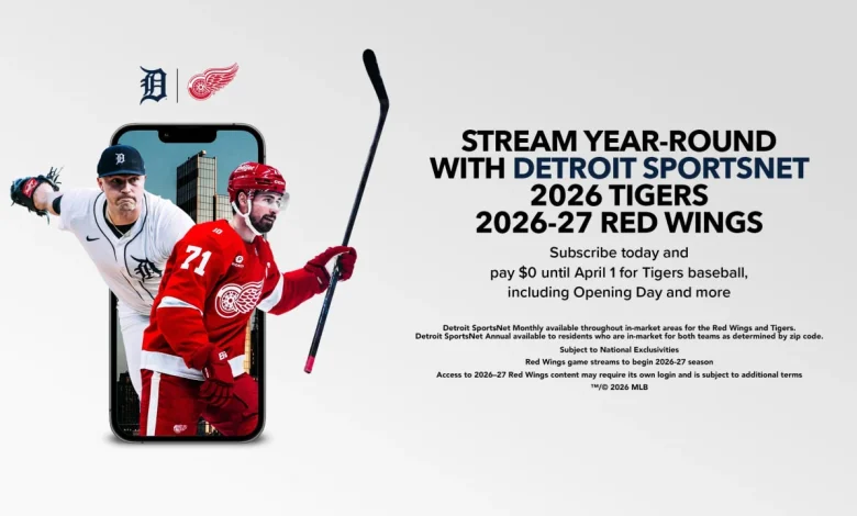 Ilitch Sports + Entertainment announces launch of Detroit SportsNet