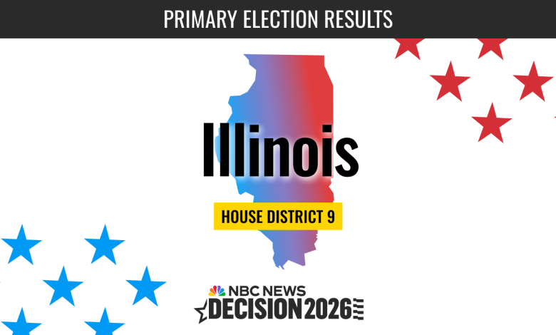 Illinois House District 9 Primary Election Live Results 2026