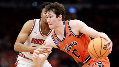 Illinois clamps down on Houston for a 65-55 March Madness win to reach Elite Eight