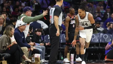 Instant observations: VJ Edgecombe injured in Sixers' humiliating defeat vs. Spurs