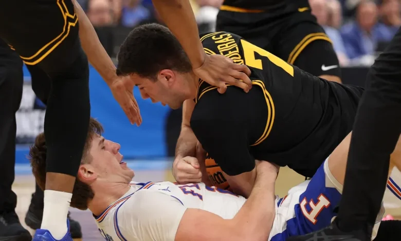 Iowa's Alvaro Folgueiras, Florida's Alex Condon pick up double technical fouls