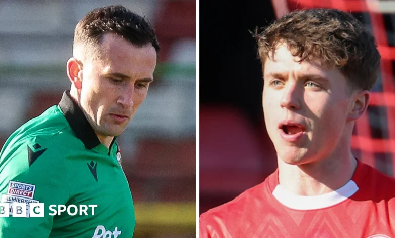 Irish Premiership: Larne win to move six clear after Glens draw with Blues