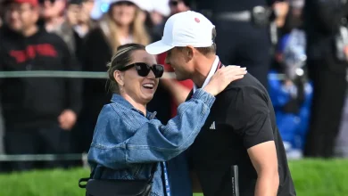 Is Ludvig Åberg's girlfriend still Olivia Peet?