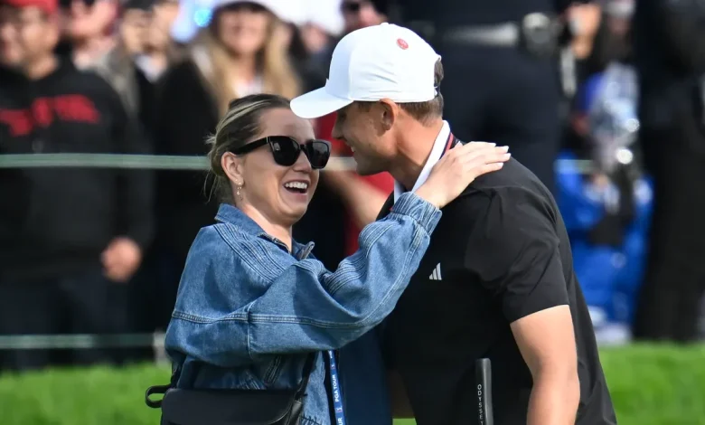 Is Ludvig Åberg's girlfriend still Olivia Peet?