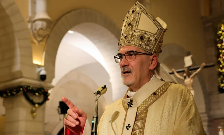 Israeli police bar top Catholic figure in Jerusalem from holding Palm Sunday mass at Holy Sepulchre