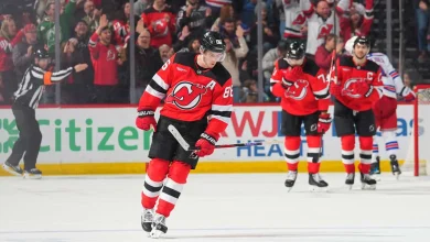 Jack Hughes has hat trick, assist for Devils, who top Rangers for 4th win in row