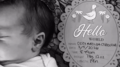 Jack Osbourne announces birth of daughter Ozzy Matilda Osbourne