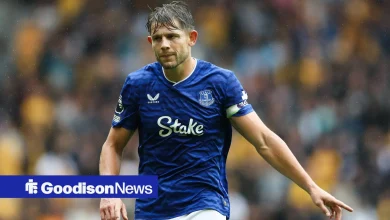James Tarkowski jokes about Everton social media post – ‘Terrible’
