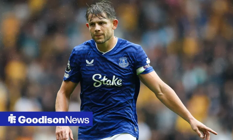 James Tarkowski jokes about Everton social media post – ‘Terrible’