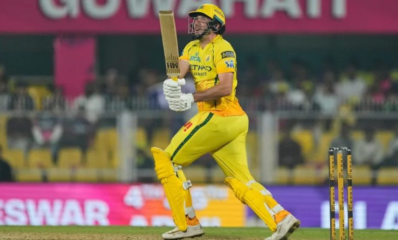Jamie Overton Overtakes MS Dhoni! CSK All-Rounder Rewrites IPL History With Record Knock vs RR