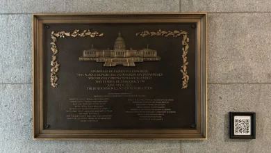 January 6 commemorative plaque appears in Capitol after years of delay