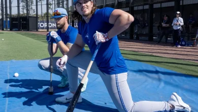 Jays slugger Barger hits grand slam in pre-season loss to Red Sox