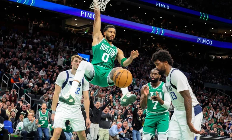 Jayson Tatum return from injury as Celtics beat Mavericks
