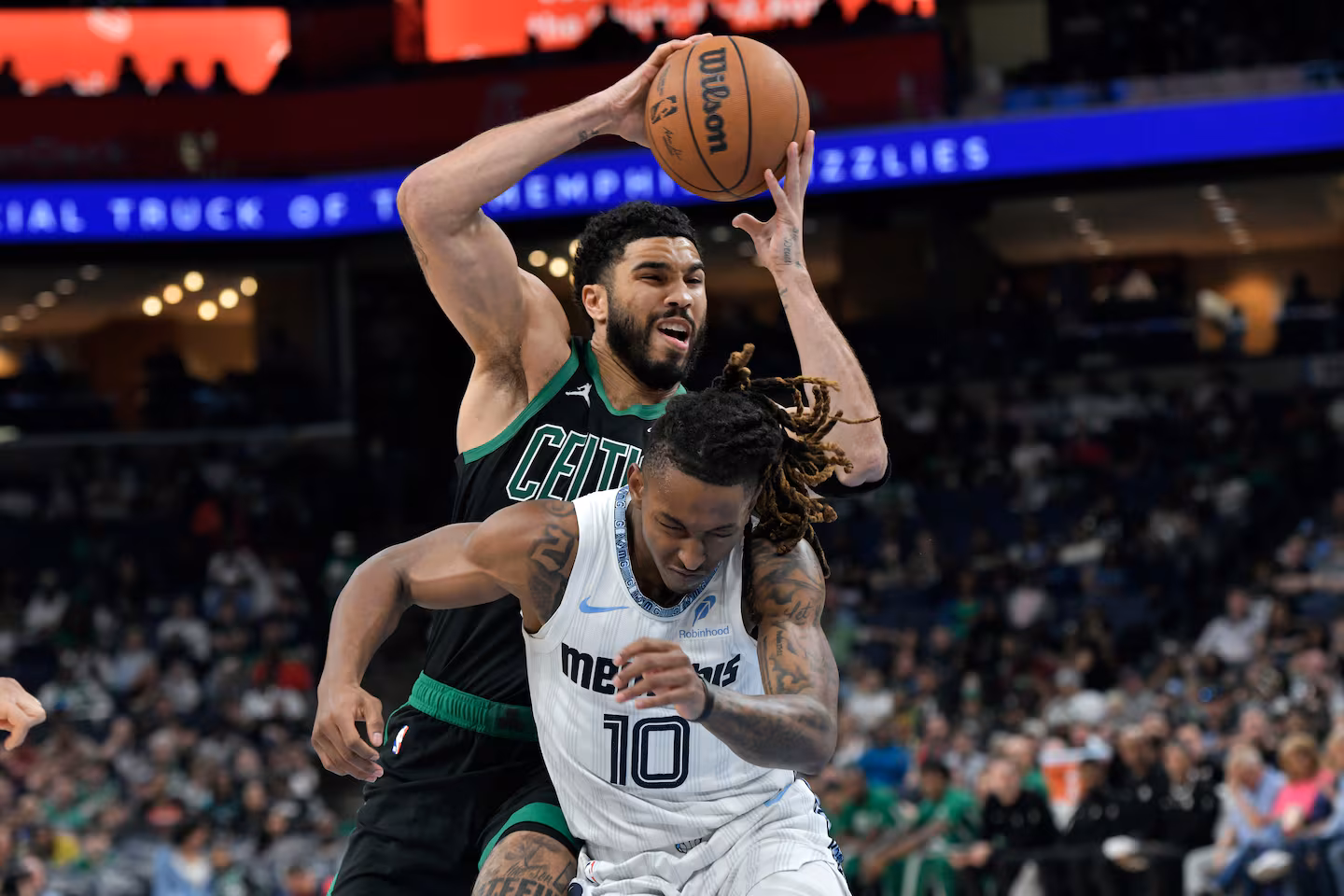 Jayson Tatum weathers the ups and downs of his return with help from his Celtics teammates, especially Jaylen Brown