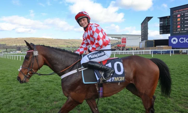 Jingko Blue makes all to give James Bowen his second winner a day after his maiden Cheltenham Festival victory