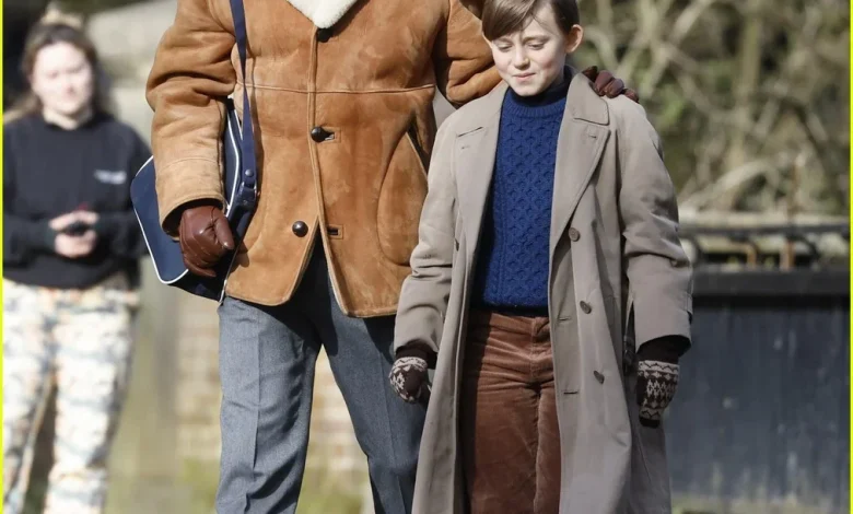 Joe Alwyn & Young Co-Star Rafael Mathé Film Scenes for New Movie 'Seance on a Wet Afternoon' in London