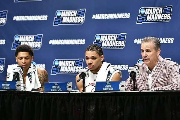 John Calipari press conference: Arkansas basketball coach, players recap NCAA Tournament win over High Point