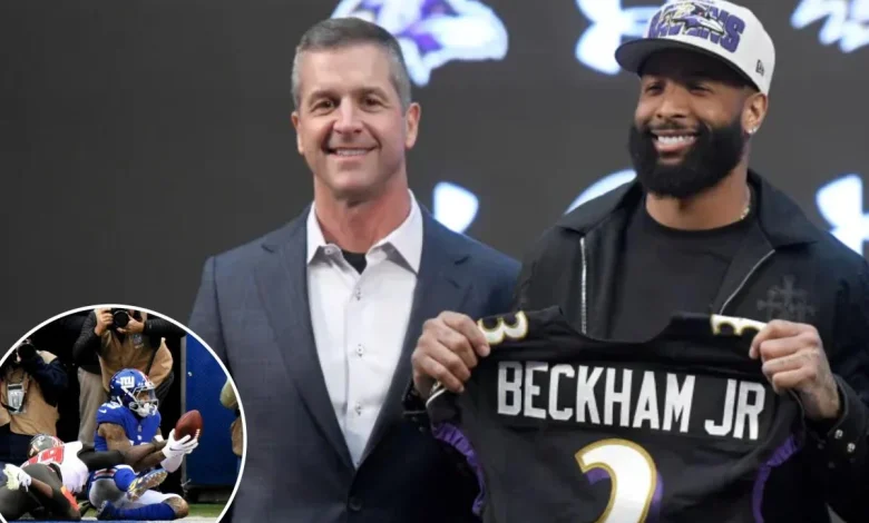 John Harbaugh leaves door open for Odell Beckham Jr.-Giants reunion