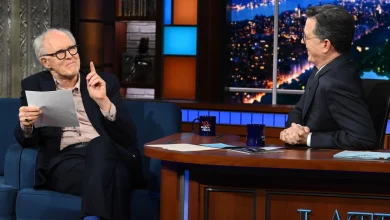 John Lithgow Bids Stephen Colbert Farewell—In Rhyme