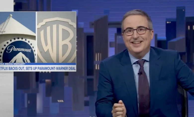 John Oliver Sounds Off on His Trumpy New Bosses