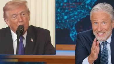 Jon Stewart Stunned Into 14 Seconds Of Silence After Trump's Bizarre Babble