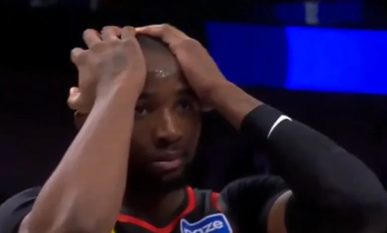 Jonathan Kuminga accidentally made one of NBA’s longest shots ever, and his reaction was perfect