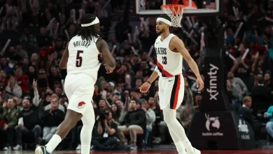Jrue Holiday at 35 years old is still having a big impact on a young Portland Trail Blazers team