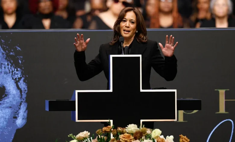 Kamala Harris Played The Hits At Jesse Jackson's Funeral