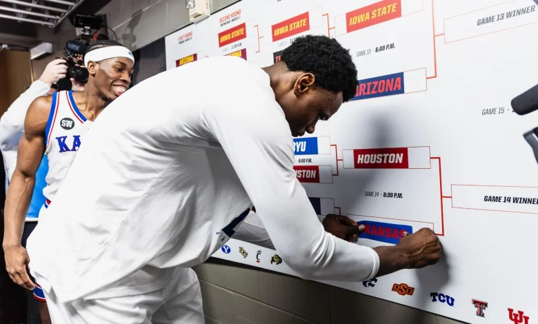 Kansas to Face Houston in Big 12 Semifinals Friday - University of Kansas