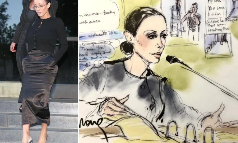 Kanye’s wife Bianca Censori arrives to LA court fully clothed