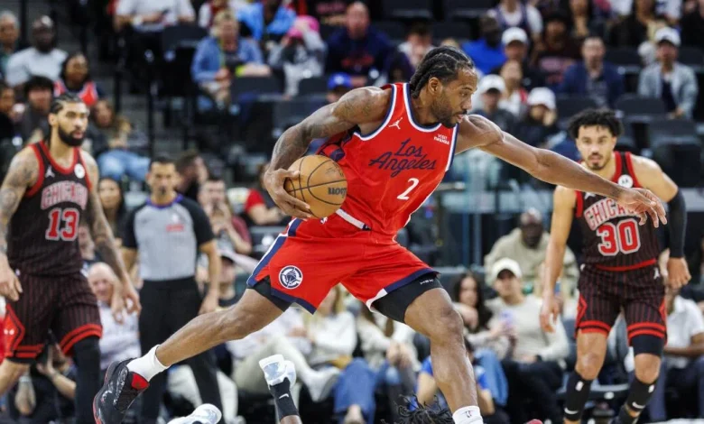 Kawhi Leonard ties a Clippers franchise record in victory over Bulls