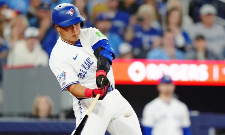 Kazuma Okamoto bats cleanup in Blue Jays lineup behind Dylan Cease