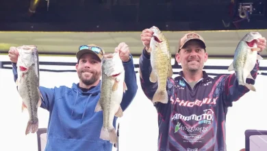 Keep up with Easton Fothergill, Dylan Nutt on Bassmaster Classic Day 2