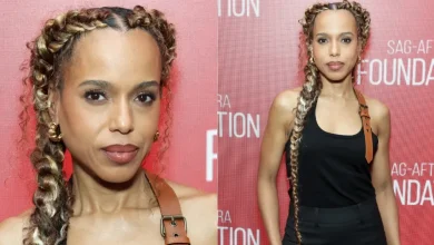 Kerry Washington Makes a Case for Boho Braids