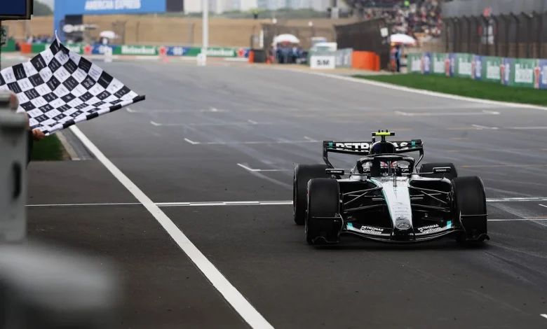 Kimi Antonelli takes maiden win as Lewis Hamilton scores first Ferrari podium