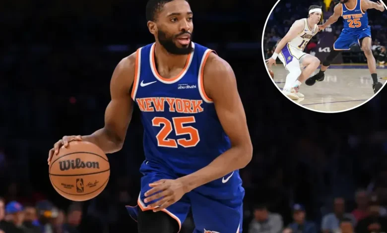 Knicks’ Mikal Bridges goes scoreless, plagued by foul trouble in all-around nightmarish showing