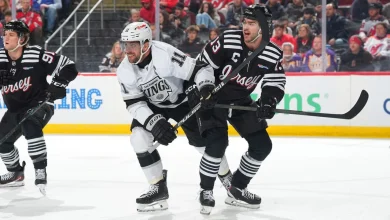 Kopitar scores twice, passes Dionne for Kings’ points record in loss to Devils