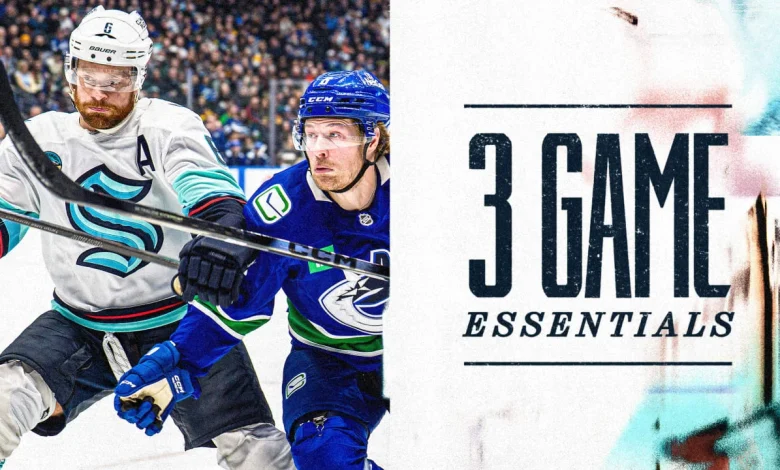 Kraken (29-26-9) at Canucks (20-37-8) | 7:00 p.m.
