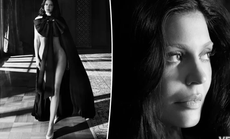 Kylie Jenner poses for Vanity Fair in nothing but a giant Chanel bow