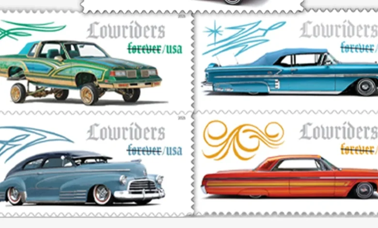 L.A.'s iconic lowriders featured on new USPS 'Lowrider Forever' stamps