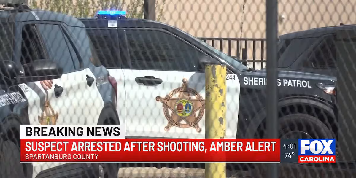 LIVE: Suspect in custody after Spartanburg motel shooting, AMBER Alert